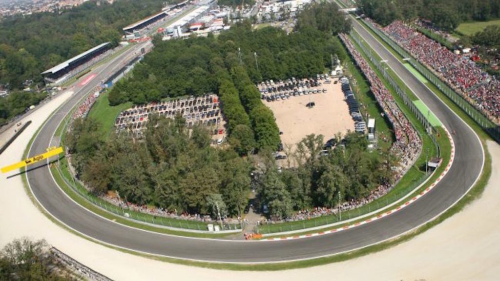 Circuito Autodromo Monza, vista dall'alto